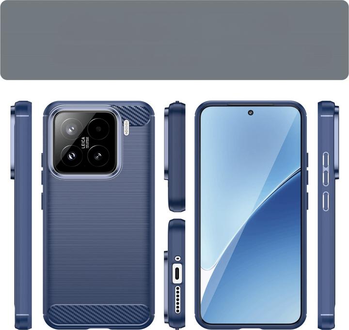 Immagine prodotto Cover-Discount Xiaomi 15 - Metall Carbon Look Hülle (Xiaomi 15)