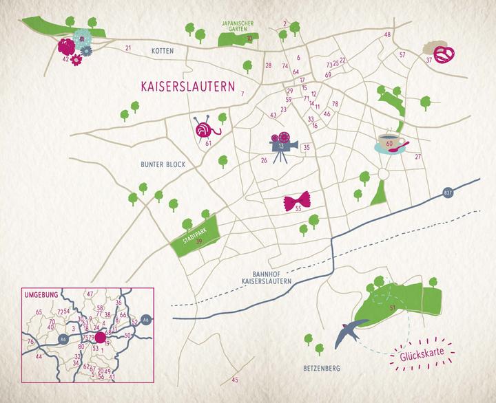 Produktbild Glücksorte in Kaiserslautern (Deutsch, Holger Wienpahl, Sabine Wienpahl, 2021)