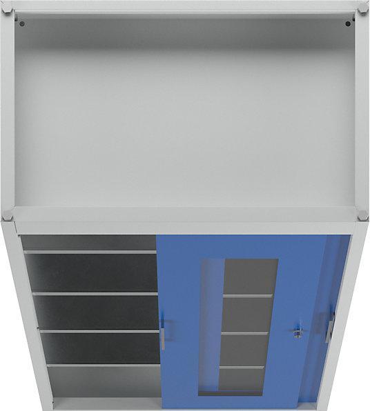 Produktbild Mauser Sichtfenster-Schiebetürschrank (100 cm, 195 cm)