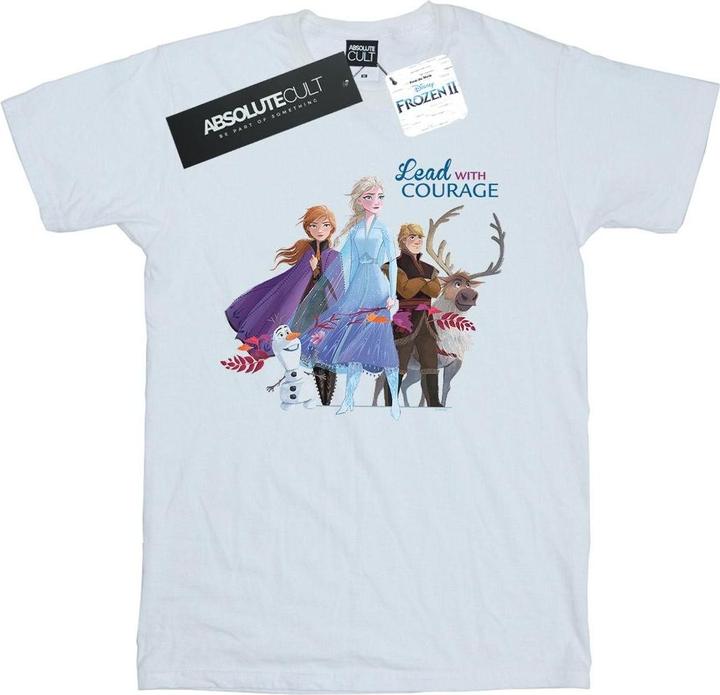 Actual product image Disney Mens Frozen 2 Lead With Courage T-Shirt (XXL)