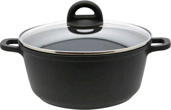 Actual product image ELO Cooking pot cast aluminium pfas free black induction 28 cm (Pot, Aluminium)