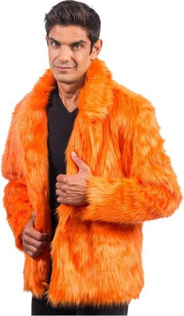 Image du produit Chaks Veste - fourrure artificielle: orange (XL)