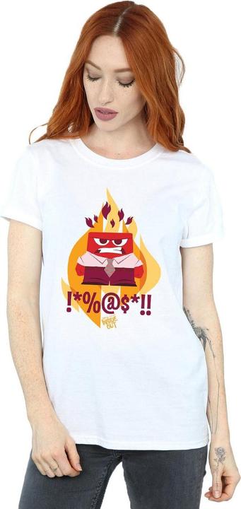 Immagine prodotto Disney Inside Out Fired Up Maglietta Ampia Donna (XXL)