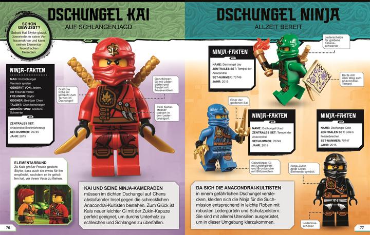 Immagine prodotto LEGO Ninjago - Lexikon der Minifiguren (Tedesco, Simon Hugo, Claire Sipi, 2021)