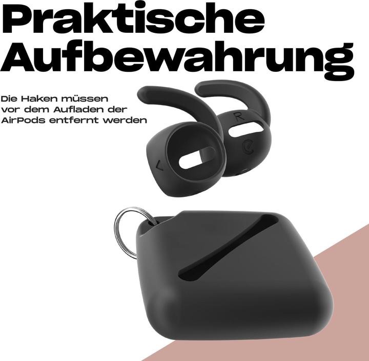 Immagine prodotto Keybudz EarBuddyz per AirPods Pro Nero (AirPods Pro)