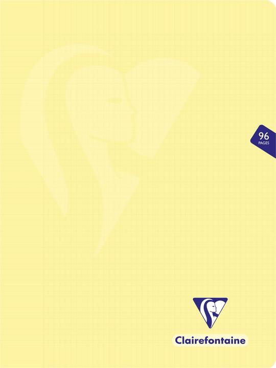 Image du produit Clairefontaine Cahier piqué Mimesys PASTEL 24x32 cm 96 pages petits carreaux + marge couverture polypropylène - (Quadrillé, Couverture souple)