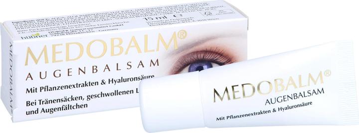 Produktbild Hübner Medobalm Augenbalsam bei Tränensäcken, geschwollenen Lidern und Augenfältchen, 15 ml Creme (15 ml)
