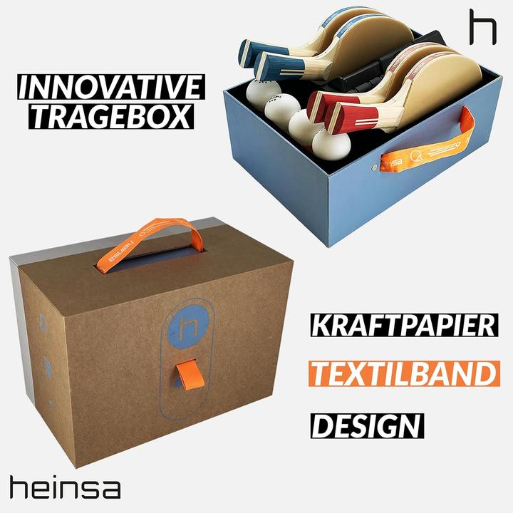 Actual product image Heinsa Table tennis bat set
