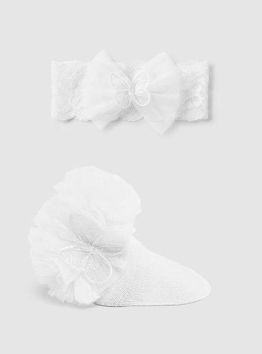Immagine prodotto MAYORAL Set di calzini per bambina con fascia per capelli