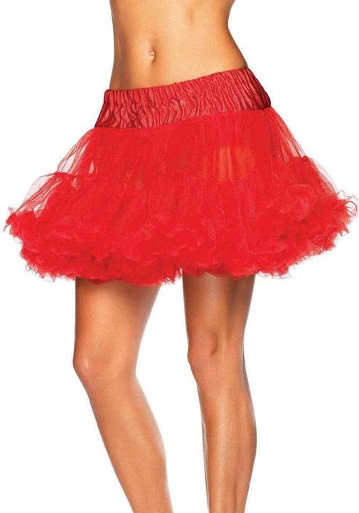 Image du produit Leg Avenue jupon tulle rouge - jupe pour costume de carnaval (S, M, L)