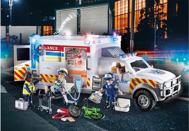 Image du produit Playmobil Véhicule de secours : US Ambulance (70936, Playmobil City Action)