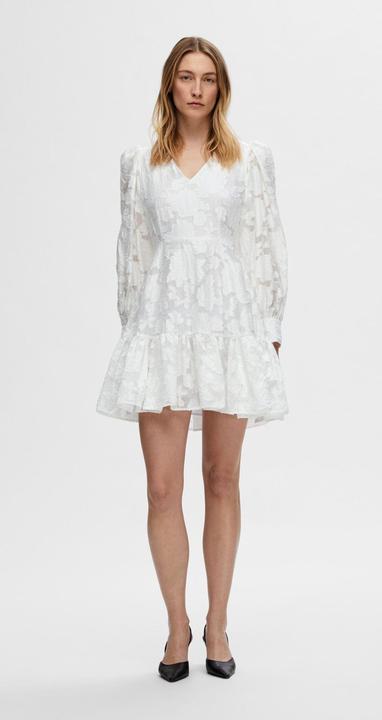 Image du produit Selected Femme Mini-robe fleurie à manches longues (40)