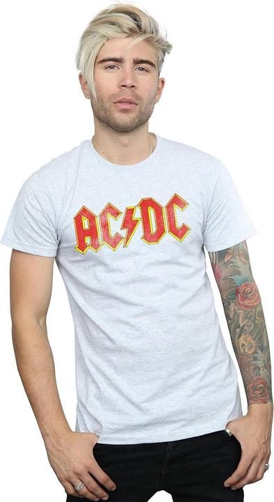 Immagine prodotto AC/DC Maglietta Logo Uomo Distressed (S)