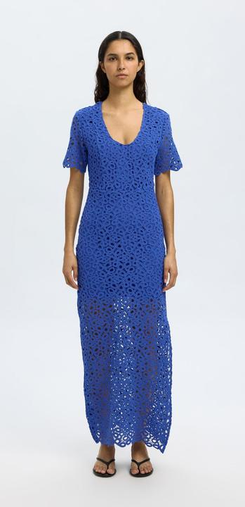 Image du produit Selected Femme Häkel-Look Maxikleid (34)