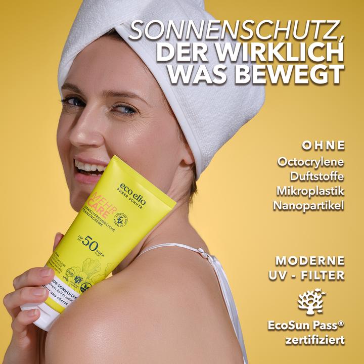 Actual product image Eco Elio Extra Care (Suntan cream, SPF 50, 200 ml, 246 g)