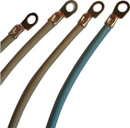 Produktbild Eaton Tilgangsledning, 16 mm² med kabelsko, for 8 mm bolt, L1+L2+L3+N, 90gr. Laengde 480 mm