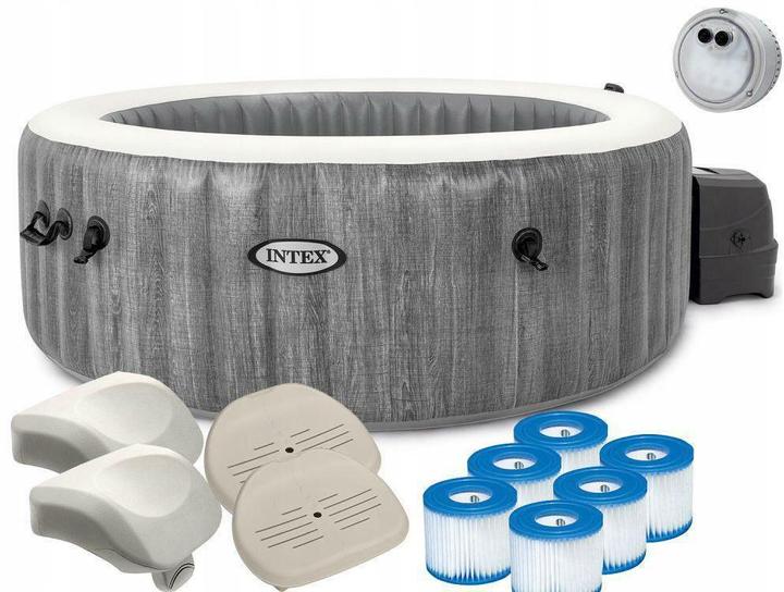 Actual product image Intex Whirlpool PureSpa Bubble Massage Ã˜ 196 cm, 2020 (4 pers.)