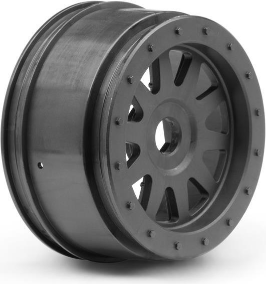 Actual product image HPI Super 5SC 57.TR-10 GLUE-LOCK WHEEL GUNMETAL (120x60mm/2pcs