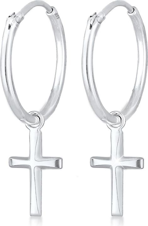Produktbild Elli Creolen Hänger Kreuz (925 Silber)
