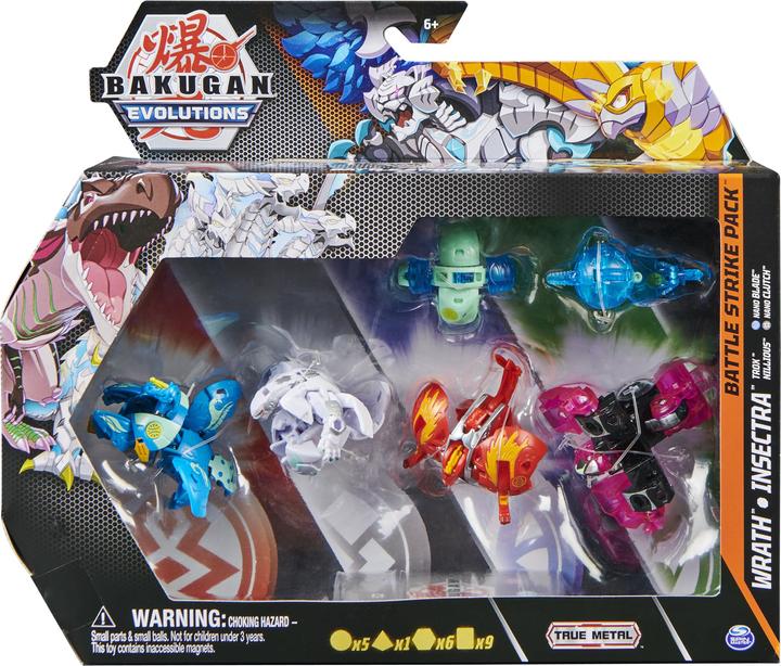 Actual product image Spin Master Bakugan Evolutions - Wrath and Insectra Battle Strike