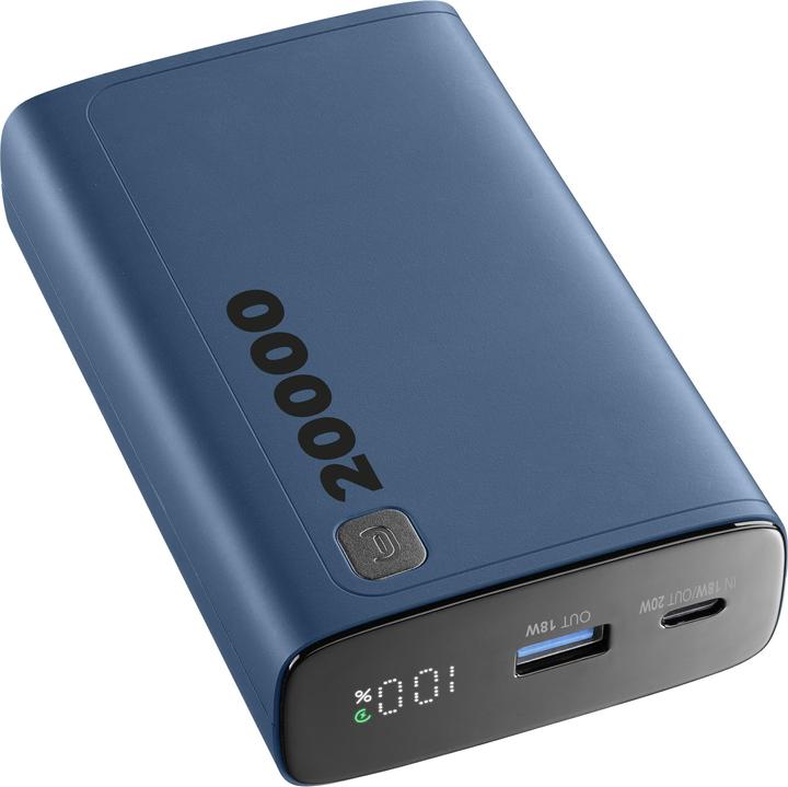 Image du produit Cellularline CELLULAIRE L& CLL PB DISPLAY 20000 BL (20000 mAh, 20 W, 77 Wh)