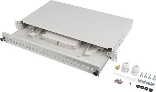 Image du produit Lanberg Panneau de brassage fibre 24XSCSX/12XLC