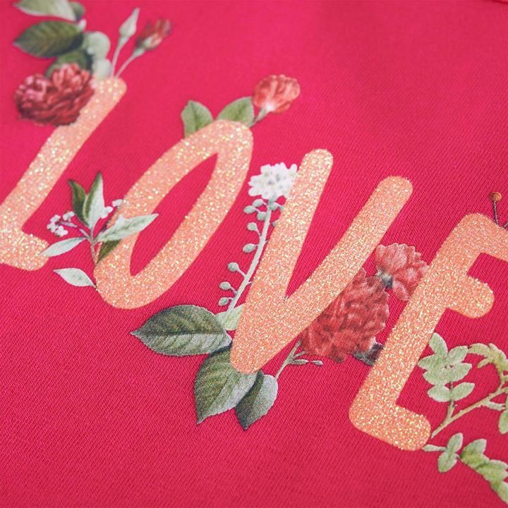 Image du produit VidaXL T-shirt manches longues enfant rose vif 128,Composition : 95% Coton (128)