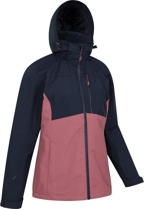 Actual product image Mountain Warehouse Womens/Ladies Rainforest II Extreme Colour Block Waterproof Jacket (42 D)
