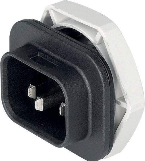Image du produit Schurter IEC-Kabelstecker-Set, Eingang / Ausgang, S15, 10A