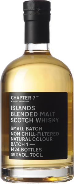Produktbild Chapter 7 Islands Batch No 1 (Scotch Whisky, Blended Malt Whisky, 1 x 70 cl)