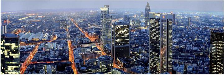 Actual product image Bilderwelten German cities canvas prints (50 x 150 cm)