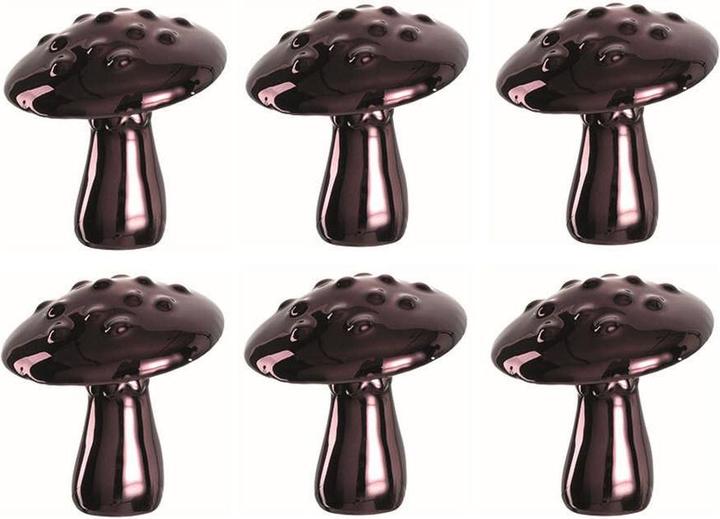 Actual product image Leonardo Mushroom 10cm metallic, purple Funghi (Ø 10 cm)
