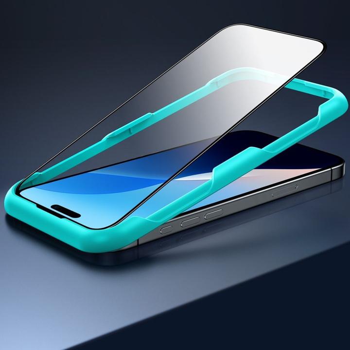 Actual product image ESR Tempered Glass (2 Piece, Apple iPhone 16 Pro)