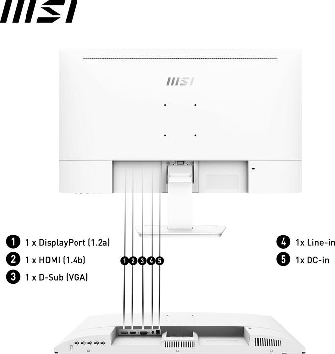 Produktbild MSI Pro MP273AWDE (1920 x 1080 Pixel, 27")