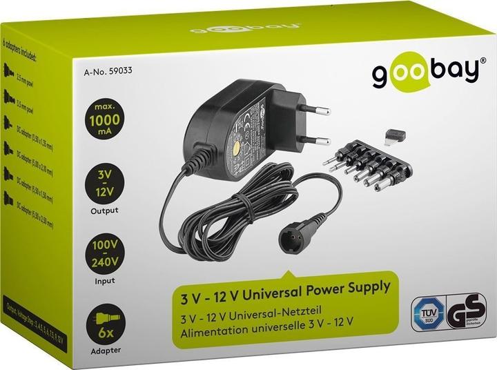 Produktbild Goobay Universal-Netzteil