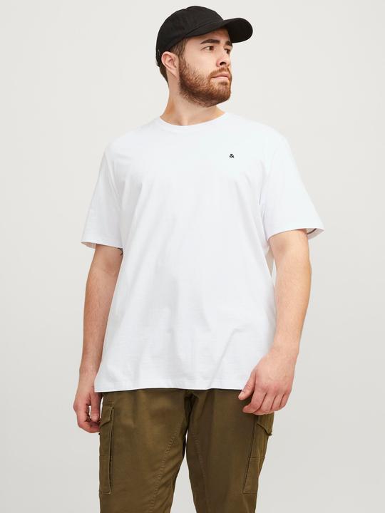 Produktbild Jack & Jones Einfarbig Plus size T-shirt (4XL)