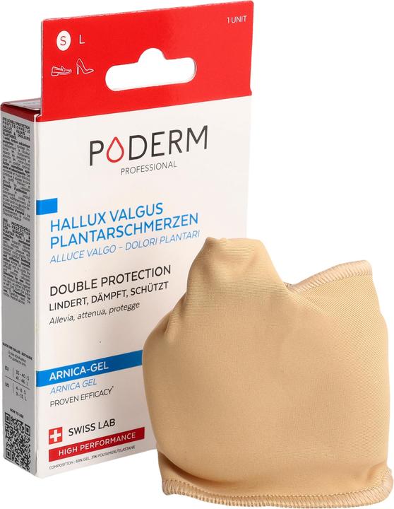 Produktbild Poderm Doppelschutz für Hallux Valgus Ballenzeh & Fusssohlenschmerzen (Druckentlastung, 202.50 ml)