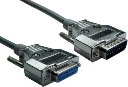 Produktbild Rs Pro Serielles Kabel / Sub-D, 15-polig Stecknippel / Su (1.50 m)