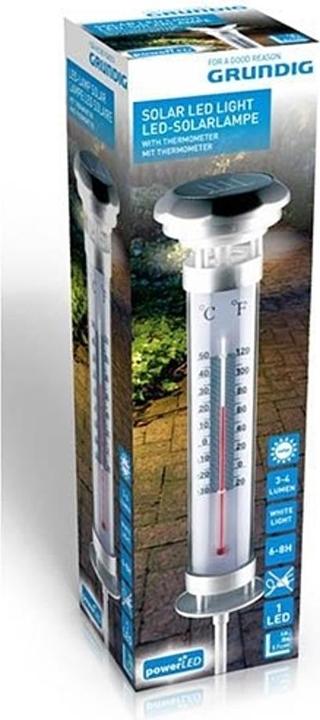 Immagine prodotto Grundig Lampada solare con termometro a LED (4 lm)