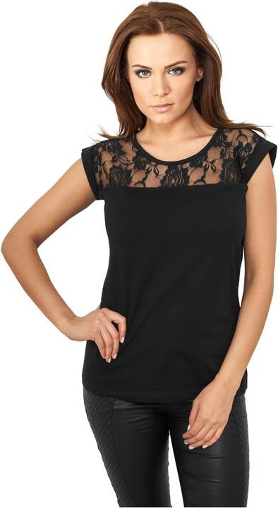 Actual product image Urban Classics Ladies Top Laces Tee (XS)