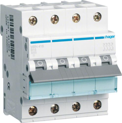 Immagine prodotto Hager HAG MBN416 B16 incorporato automatico 4p