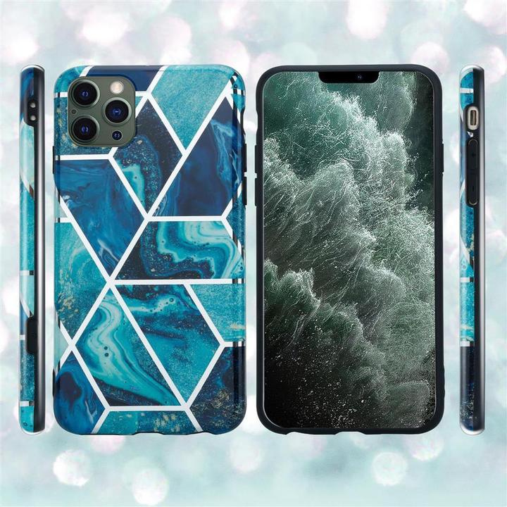 Actual product image Cadorabo IMD TPU Colorful Marble Cover (Apple iPhone 12 Pro Max)