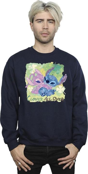 Immagine prodotto Disney Lilo And Stitch St Patrick's Day Clover Felpa Uomo (S)