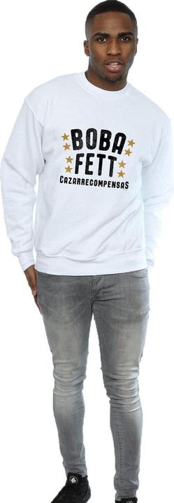 Actual product image Star Wars Mens Boba Fett Legends Tribute Sweatshirt (L)