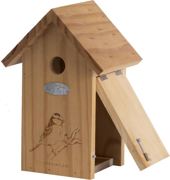 Esschert Design Nichoir con stampa di colore blu scuro