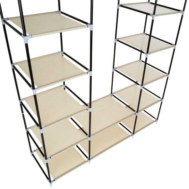 Produktbild tectake Stoffschrank (150 x 45 x 175 cm)
