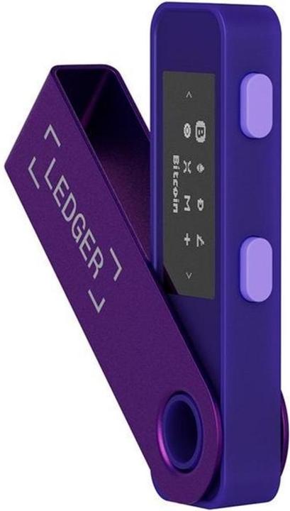 Produktbild Ledger Nano S Plus - Amethyst Purple (Ripple, Bitcoin, Litecoin, Cardano, TRON, Bitcoin Cash, Ethereum Classic, Ether, Stellar, Monero, Dogecoin)