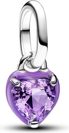 Actual product image Pandora ME Violet Chakra Heart Mini (Enamel, Silver 925)