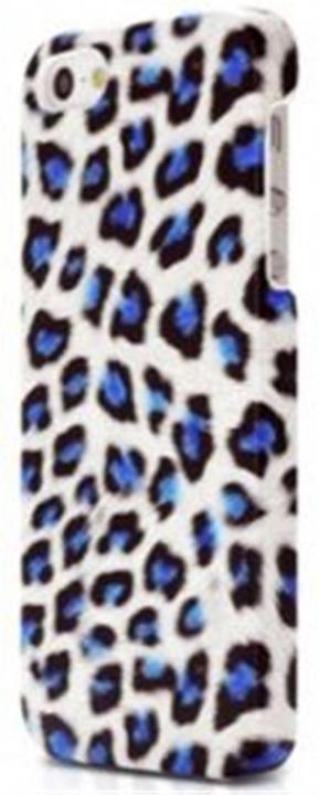 Immagine prodotto Ultra Case Custodia Wild Cat per iPhone 5/5S/SE Leopard Pattern bianco/blu (Apple iPhone 5, Apple iPhone 5s)