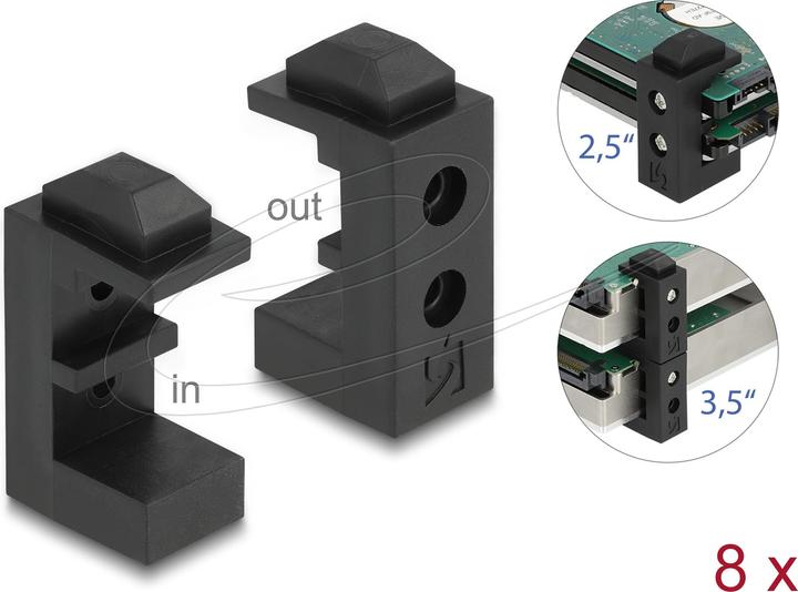 Immagine prodotto Delock Porta HDD per 2.5? e 3.5? HDD / SSD